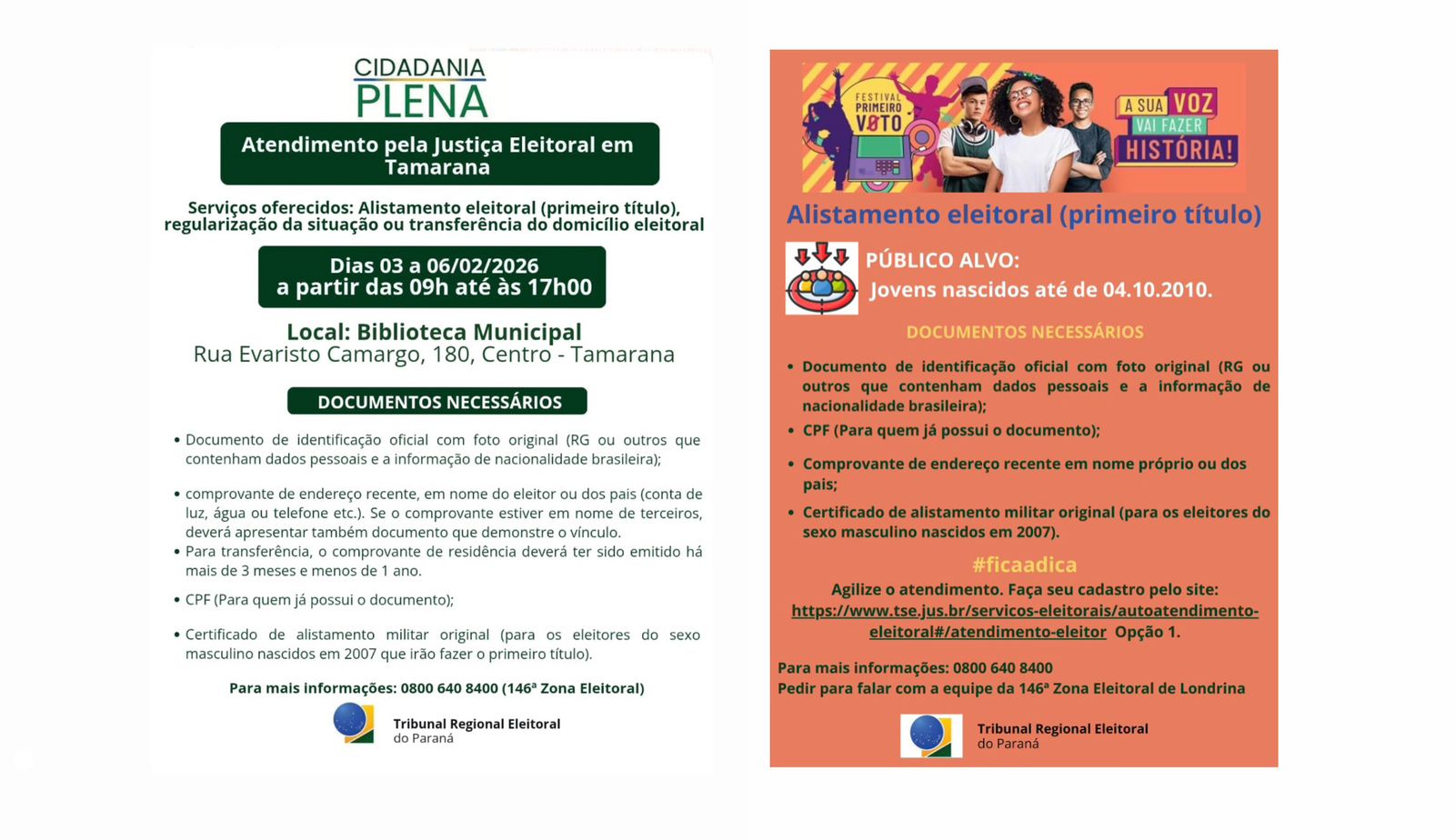 📢 ATENÇÃO, TAMARANA! A JUSTIÇA ELEITORAL ESTÁ CHEGANDO! 🗳️