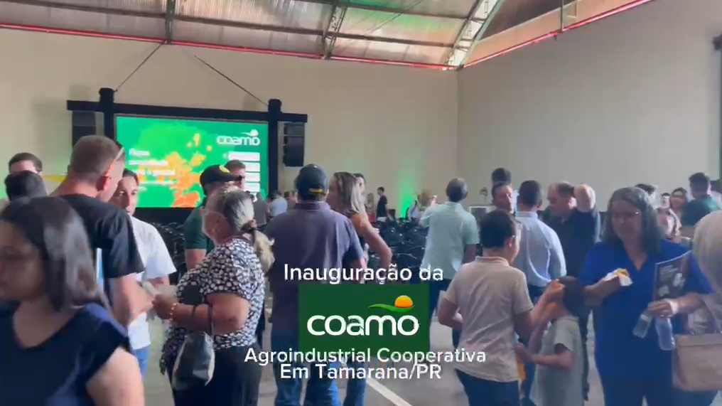 ✨ Câmara Municipal de Tamarana participa da inauguração da nova unidade da Coamo