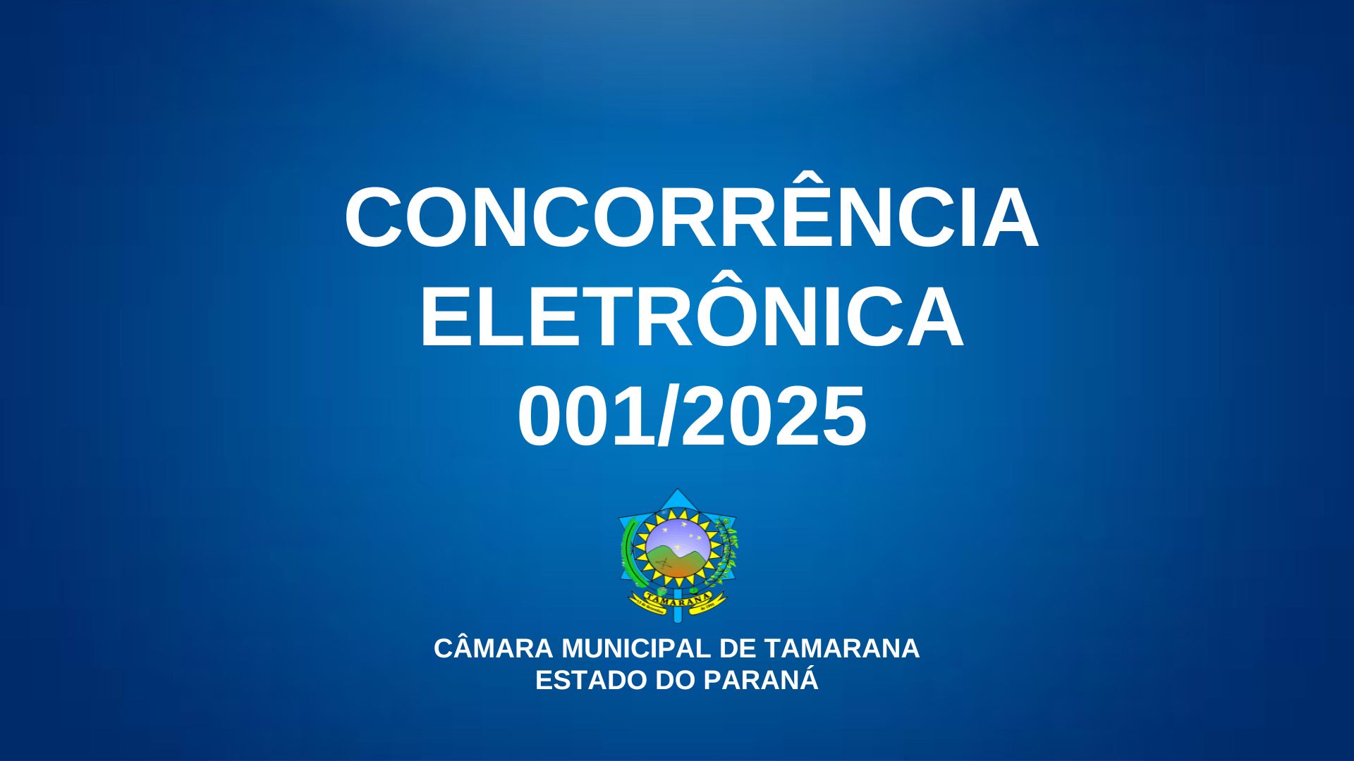 EDITAL DE CONCORRÊNCIA ELETRÔNICA Nº 001/2025 - SERVIÇOS DE OBRAS E ENGENHARIA